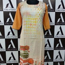 Digital Printed Crepe Kurti