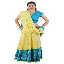 Cotton Jaipuri Lehenga Choli For Women