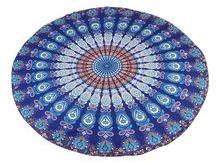 Cotton Hippie Mandala Round Tapestry Throw