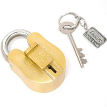 brass padlock