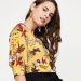 CODE Tropical Print Top