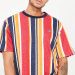 UCLA Striped Regular FitCrew Neck T-shirt