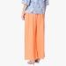 W Solid Woven Pleated Straight Pants