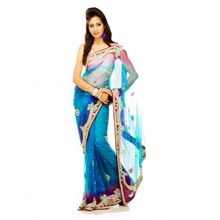 indian pakistani designer party wear saree