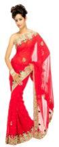 party wear saree ethnic wedding