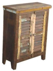 Reclaimed shuttered cabinet