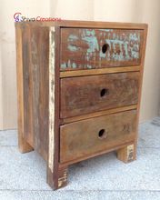 Wood Nightstand End Table Bedside