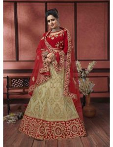 Fancy and Designer Silk Lehenga Hover to zoom