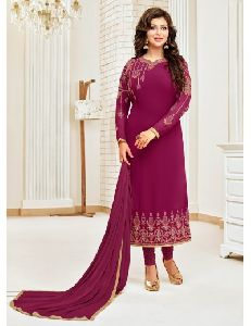 Faux Georgette Wear Suit