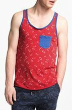 MEN'S FASHION SINGLET WITH A FRONT POCKET