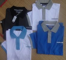 100% cotton knited solid dyed blank Polo shirts