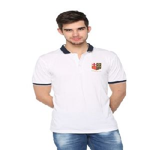 PLAIN WITH EMBROIDERY POLO T-SHIRT FOR MEN