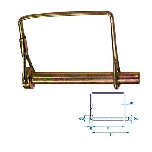 PTO PIN SQUARE / SHAFT LOCKING PIN / PTO PIN (SQUARE)