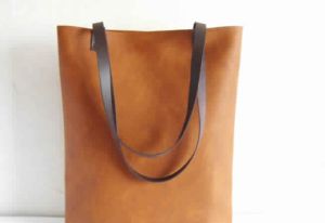 Designer Leather Tote Bag