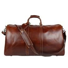 travelling duffle leather bags
