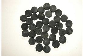 Buffalo Horn Black Buttons