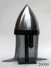 Armor Helmet Norman with Chainmail