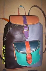 leather back pack