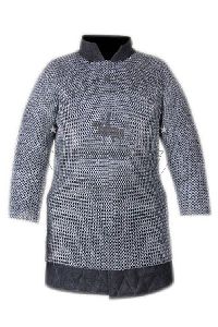 Butted Chainmail Shirt Zinc (XL) 3/4th Sleeves