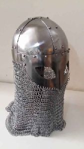 Viking Helmet With Chainmail