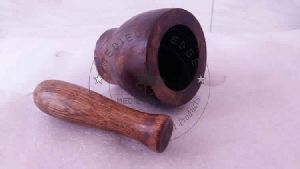 Wooden Mortar And Pestle Small