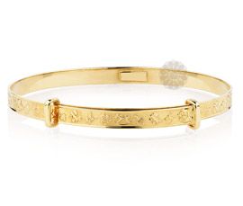 Feminine Cuteness Golden Bangle