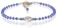 Purple Beads Anklet