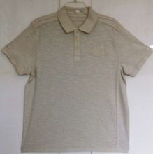 polo t-shirt with flat-knit collar