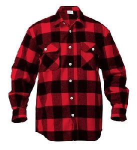 hi quality brushed cotton flannel shirts