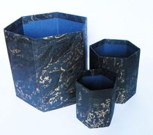 eco friendly handmade paper dustbin