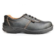 high heel steel toe PU industrial safety shoe