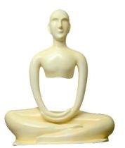 Modern Yoga Statue In Meditation Position