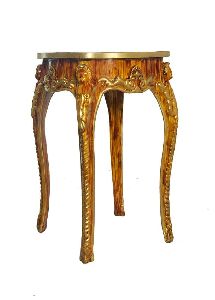 Wooden Look Antique French Style Stool