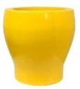 Yellow Round Shaped Plant Pot