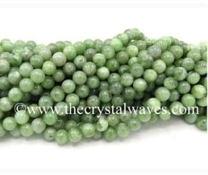 Green Jade Round Bead