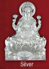 Silver Laxmi Mata Idol