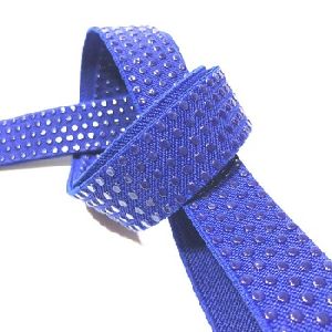 woven elastic 25 mm silicone ribbon band anti slipped tape