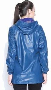 FORT COLLINS BLUE HOODED RAIN JACKET