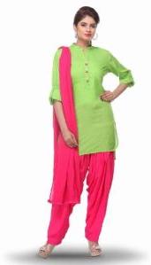 PLAIN COTTON PUNJABI SUIT