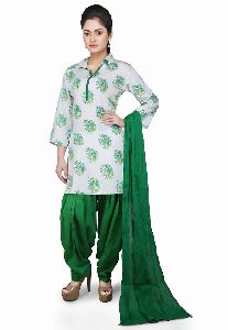 PRINTED RAYON PUNJABI SUIT