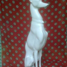 Decorative Metal Greyhound Statue