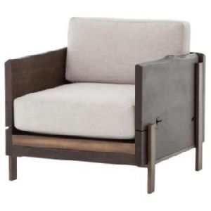 single seater sofa with fabric seat