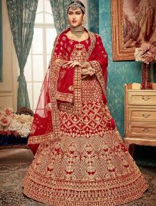 Bridal Wear Zari And Coading Work Velvet New Designer Lehenga Choli