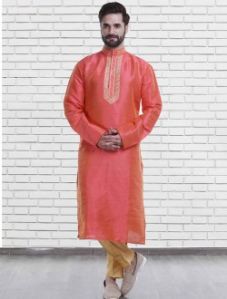 Embroidery Work Casual Wear Readymade Kurta Pajama