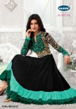 Anarkali Semi-Stitched Suit