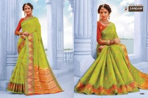 Bahurani Silk Sangam Prints Sarees