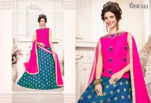 Elegance Meraki Readymade Crop Top Lehenga