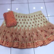 fancy party wear net lehenga choli