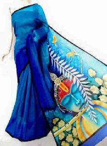 Handwoven Handpainted Kerala Cotton Saree has gained popularity