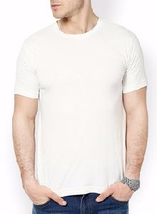 Plain T Shirt Cotton Elastane